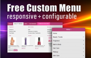 Responsive Custom Menu