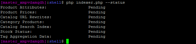 Indexer Status Screenshot