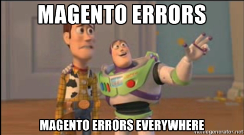 Magento Errors