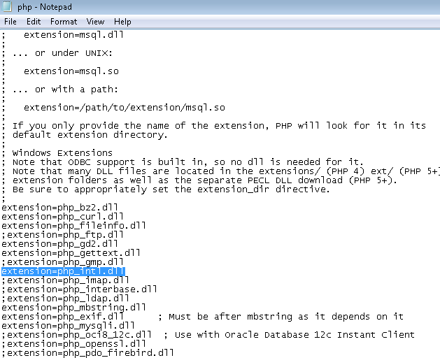 extension=php_intl.dll