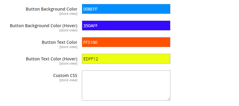 Button Configuration