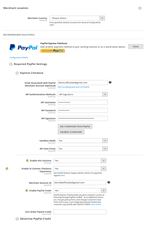 PayPal Checkout Integration