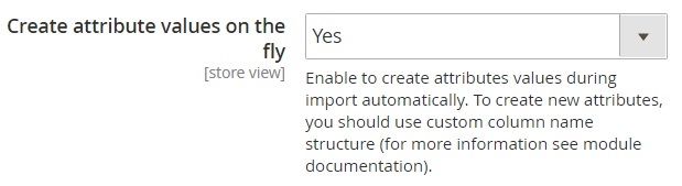 Create attribute values