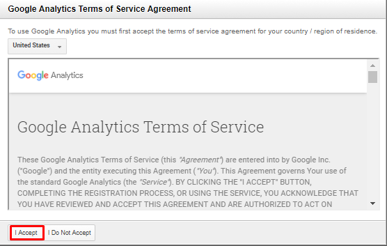 terms and conditions analytics