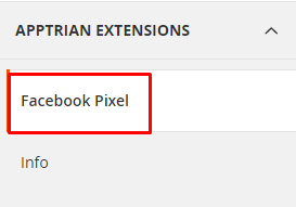 click on facebook pixel