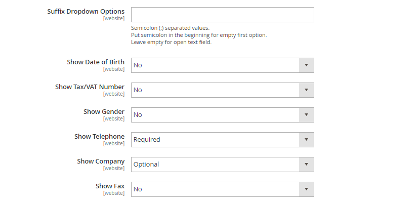 name and address options 2