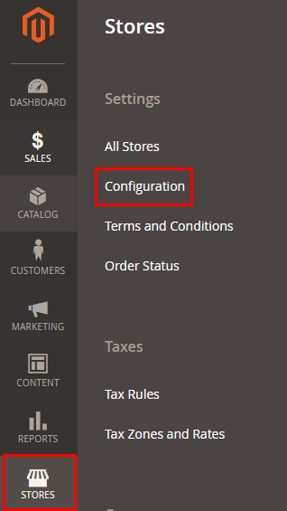 Stores-Configuration Magento 2 2FA