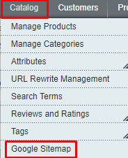 catalog-google sitemap magento 1