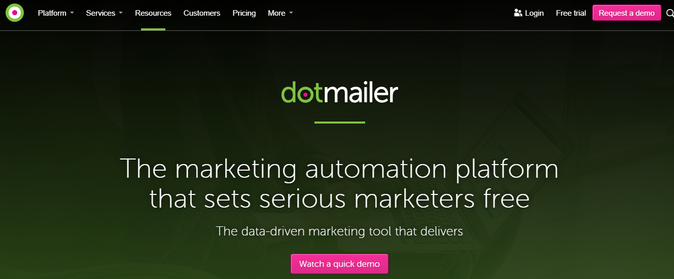 dotmailer screenshot