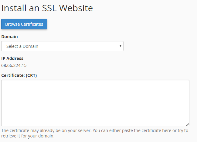 install ssl a2 host -1