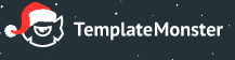 template monster christmas logo