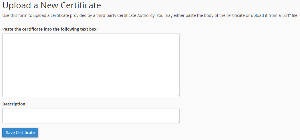 uplaod ssl certificate a2 hosting