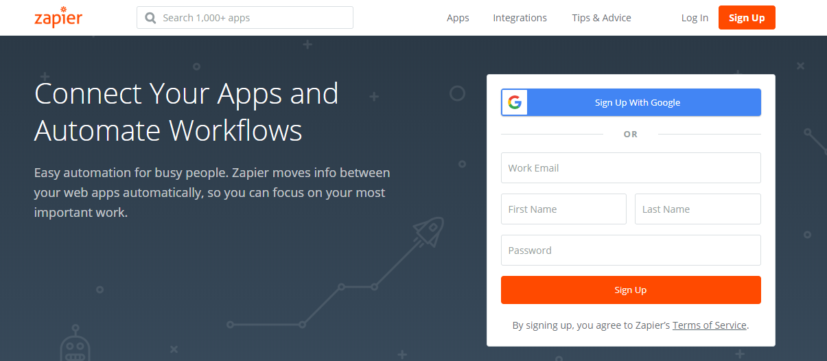 zapier new screenshot